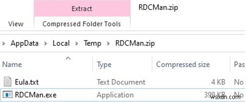 การใช้ RDCMan (ตัวจัดการการเชื่อมต่อเดสก์ท็อประยะไกล) บน Windows 