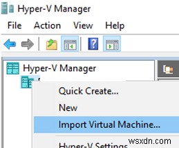 นำเข้า ส่งออก และโคลนเครื่องเสมือนใน Hyper-V 