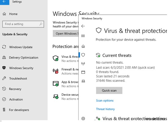 การใช้ Windows Defender Antivirus บน Windows Server 2019 และ 2016 