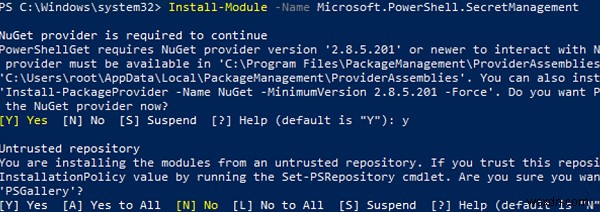 PowerShell SecretManagement Module:จัดการข้อมูลประจำตัวและความลับอย่างปลอดภัย 