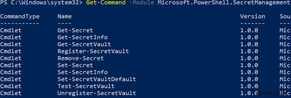 PowerShell SecretManagement Module:จัดการข้อมูลประจำตัวและความลับอย่างปลอดภัย 