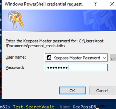 PowerShell SecretManagement Module:จัดการข้อมูลประจำตัวและความลับอย่างปลอดภัย 