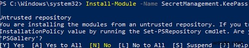 PowerShell SecretManagement Module:จัดการข้อมูลประจำตัวและความลับอย่างปลอดภัย 