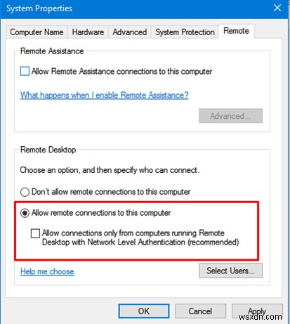 เปลี่ยนรหัสผ่านผู้ใช้ในเซสชัน RDP บน Windows 
