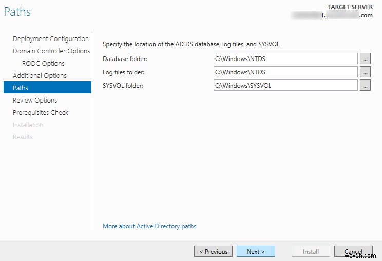 ติดตั้งและกำหนดค่าตัวควบคุมโดเมนแบบอ่านอย่างเดียว (RODC) บน Windows Server 2019/2022 