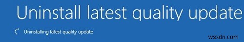 แก้ไข:Windows จะไม่บู๊ต (เริ่ม) หลังจากติดตั้งการอัปเดต 