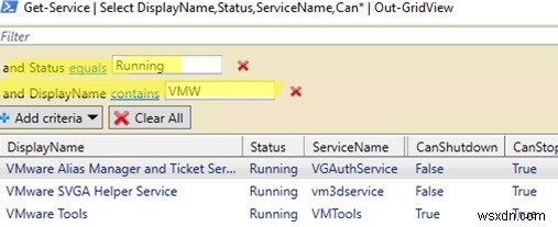 การใช้ Out-GridView เพื่อดูและเลือกข้อมูลตารางใน PowerShell 