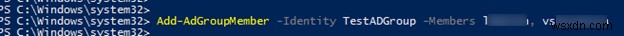 การจัดการกลุ่ม Active Directory ด้วย PowerShell 