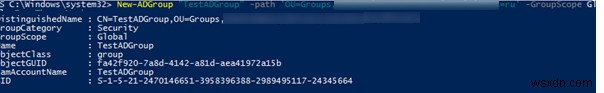 การจัดการกลุ่ม Active Directory ด้วย PowerShell 