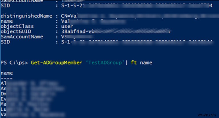 การจัดการกลุ่ม Active Directory ด้วย PowerShell 