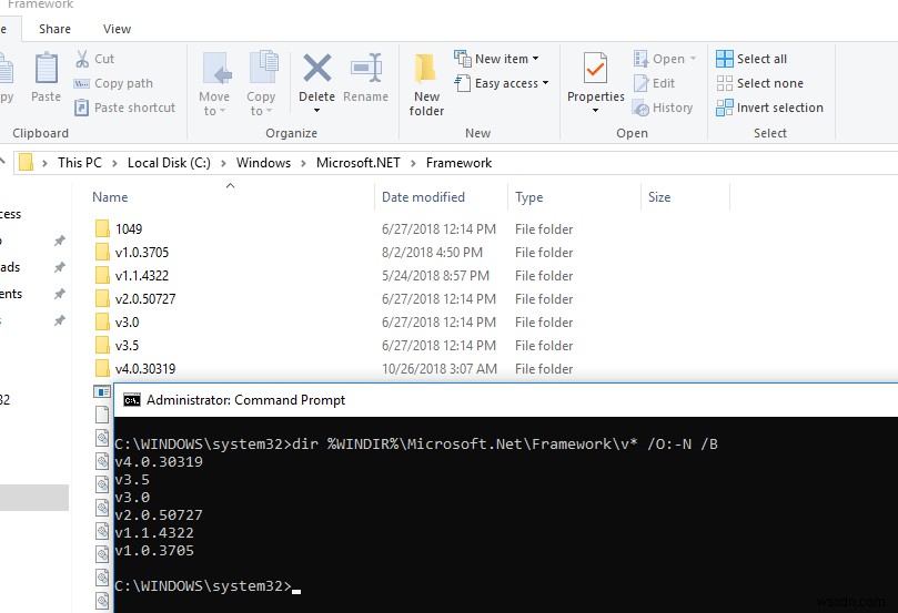จะตรวจสอบเวอร์ชัน .NET Framework ที่ติดตั้งบน Windows ได้อย่างไร 