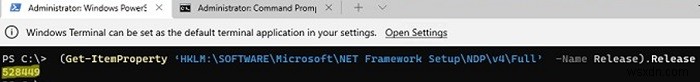 จะตรวจสอบเวอร์ชัน .NET Framework ที่ติดตั้งบน Windows ได้อย่างไร 