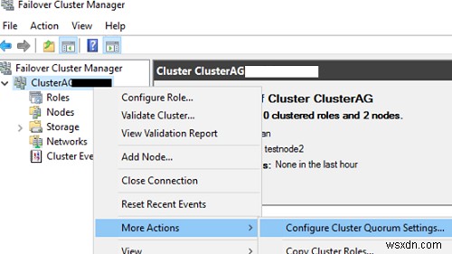 การกำหนดค่า Always-On High Availability Group บน SQL Server 