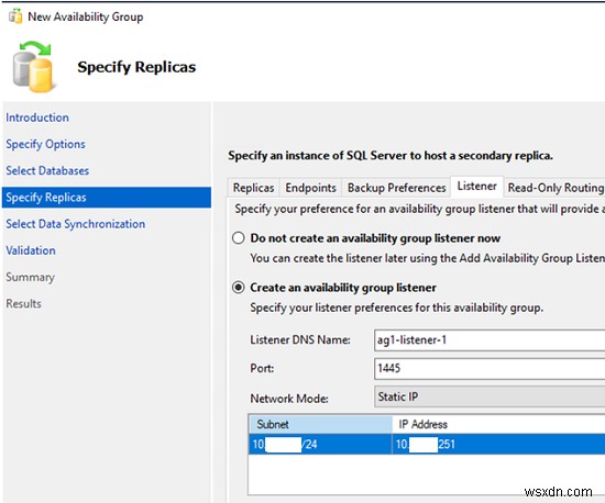 การกำหนดค่า Always-On High Availability Group บน SQL Server 