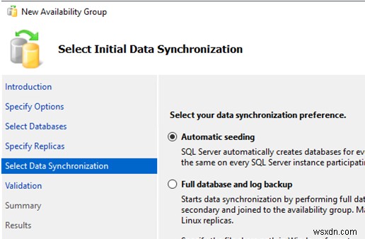 การกำหนดค่า Always-On High Availability Group บน SQL Server 