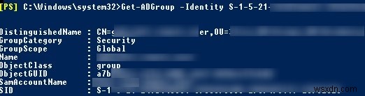 วิธีการแปลง SID เป็นชื่อผู้ใช้ / ชื่อกลุ่มและผู้ใช้เป็น SID? 