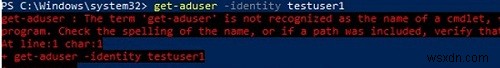 Get-ADUser:ค้นหาข้อมูลผู้ใช้ Active Directory ด้วย PowerShell 