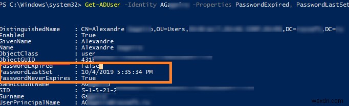 Get-ADUser:ค้นหาข้อมูลผู้ใช้ Active Directory ด้วย PowerShell 