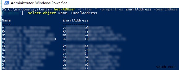 Get-ADUser:ค้นหาข้อมูลผู้ใช้ Active Directory ด้วย PowerShell 