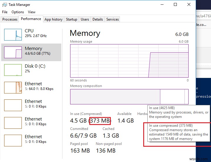 กระบวนการบีบอัดหน่วยความจำ:การใช้หน่วยความจำและ CPU สูงใน Windows 10 และ 11 