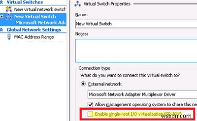 กำหนดค่า SR-IOV สำหรับ Hyper-V Virtual Machines บน Windows Server 