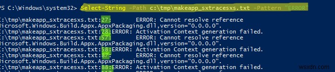 Grep ใน PowerShell โดยใช้ Select-String Cmdlet 