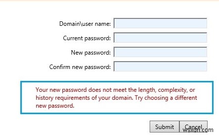 จะเปลี่ยนรหัสผ่านที่หมดอายุผ่าน Remote Desktop Web Access บน Windows Server ได้อย่างไร 