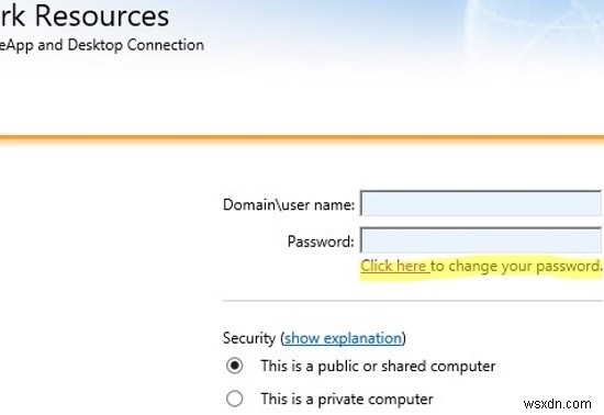 จะเปลี่ยนรหัสผ่านที่หมดอายุผ่าน Remote Desktop Web Access บน Windows Server ได้อย่างไร 