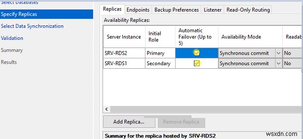 การกำหนดค่า RDS Connection Broker ความพร้อมใช้งานสูงบน Windows Server 