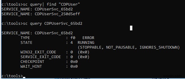 แก้ไข:CDPUserSvc หยุดทำงานใน Windows 10 / Windows Server 2016 