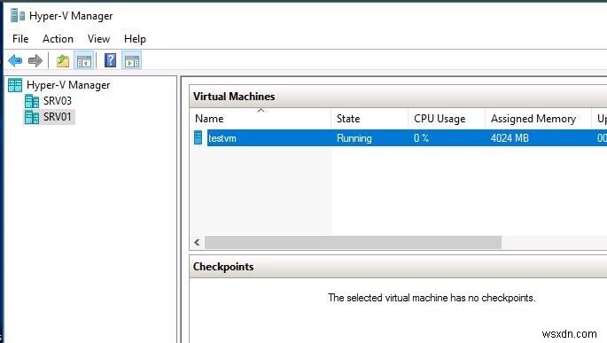 การกำหนดค่า Hyper-V Live Migration โดยไม่มี Failover Clustering 