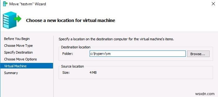 การกำหนดค่า Hyper-V Live Migration โดยไม่มี Failover Clustering 