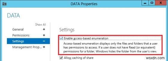 วิธีเปิดใช้งาน Access-Based Enumeration (ABE) บน Windows Server 