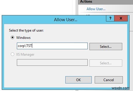 การจัดการ IIS ระยะไกลใน Windows Server 2016/2012 R2 