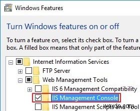 การจัดการ IIS ระยะไกลใน Windows Server 2016/2012 R2 