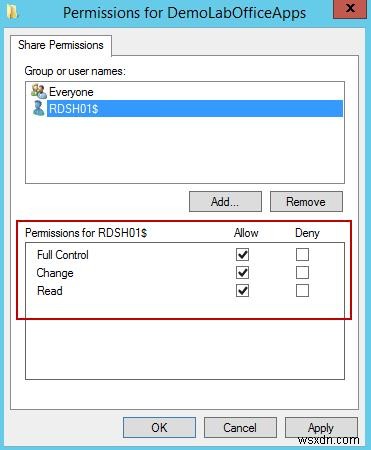ดิสก์โปรไฟล์ผู้ใช้บน Windows Server 2012 R2 / 2016 RDS 