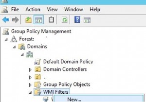 การจำกัดนโยบายกลุ่มด้วยการกรอง WMI 
