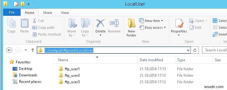 การกำหนดค่าเซิร์ฟเวอร์ FTP ด้วยการแยกผู้ใช้บน Windows Server 2016 / 2012 R2 