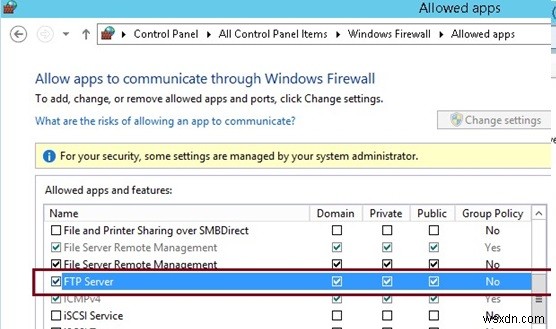 การกำหนดค่าเซิร์ฟเวอร์ FTP ด้วยการแยกผู้ใช้บน Windows Server 2016 / 2012 R2 