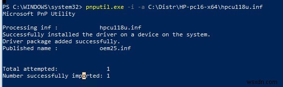 การจัดการเครื่องพิมพ์และไดรเวอร์ด้วย PowerShell ใน Windows 10 / Server 2016 