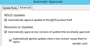 จะอนุมัติและปฏิเสธการอัปเดต WSUS ได้อย่างไร 