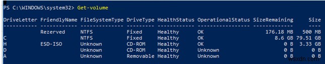 การจัดการดิสก์และพาร์ติชั่นด้วย Windows PowerShell 