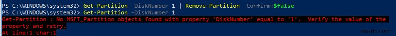 การจัดการดิสก์และพาร์ติชั่นด้วย Windows PowerShell 