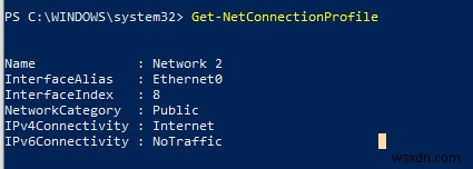 จะเปลี่ยนตำแหน่งเครือข่ายจากสาธารณะเป็นส่วนตัวใน Windows 10/Windows Server 2016 ได้อย่างไร 
