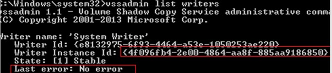 แก้ไขข้อผิดพลาด Volume Shadow Copy (VSS) ด้วย Event ID 8193 