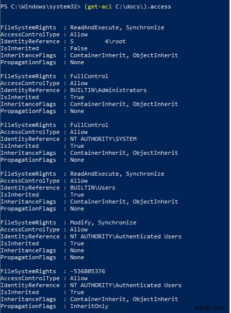 วิธีจัดการสิทธิ์ NTFS ด้วย PowerShell 