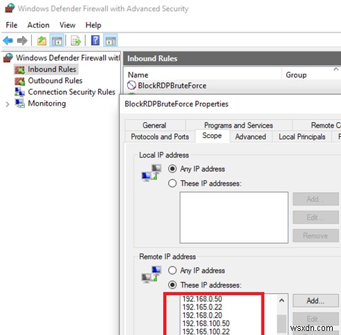 RDP Brute Force Protection พร้อมกฎ PowerShell และ Windows Firewall 