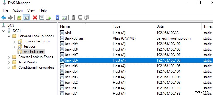 สร้างและจัดการโซน DNS และบันทึกด้วย PowerShell 