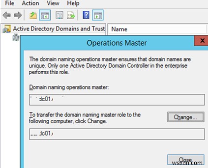 การโอน/ยึดบทบาท FSMO ไปยัง Domain Controller อื่น 