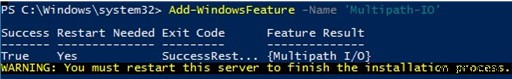 จะเปิดใช้งานและกำหนดค่า MPIO บน Windows Server 2016/2012R2 ได้อย่างไร 